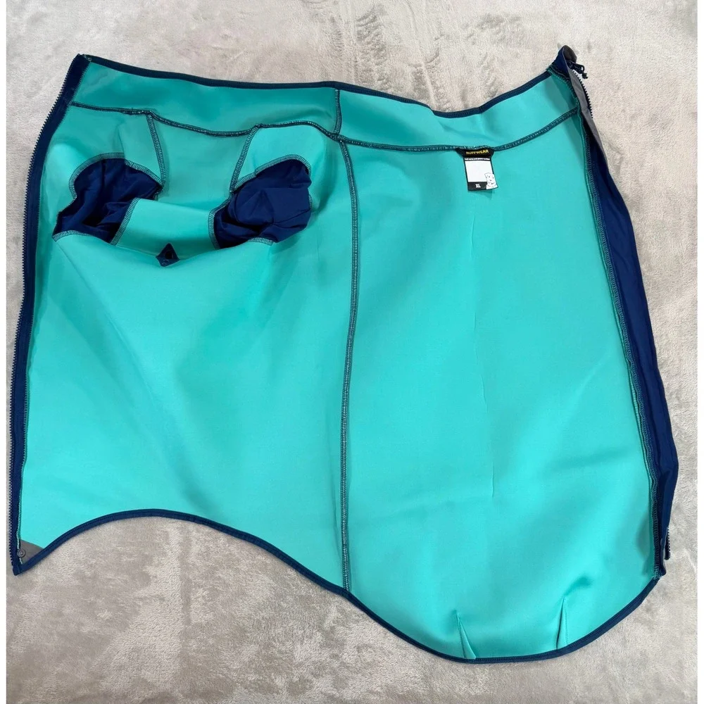 NWT Ruffwear Dog Water Jacket Undercoat Neoprene Teal Blue XL